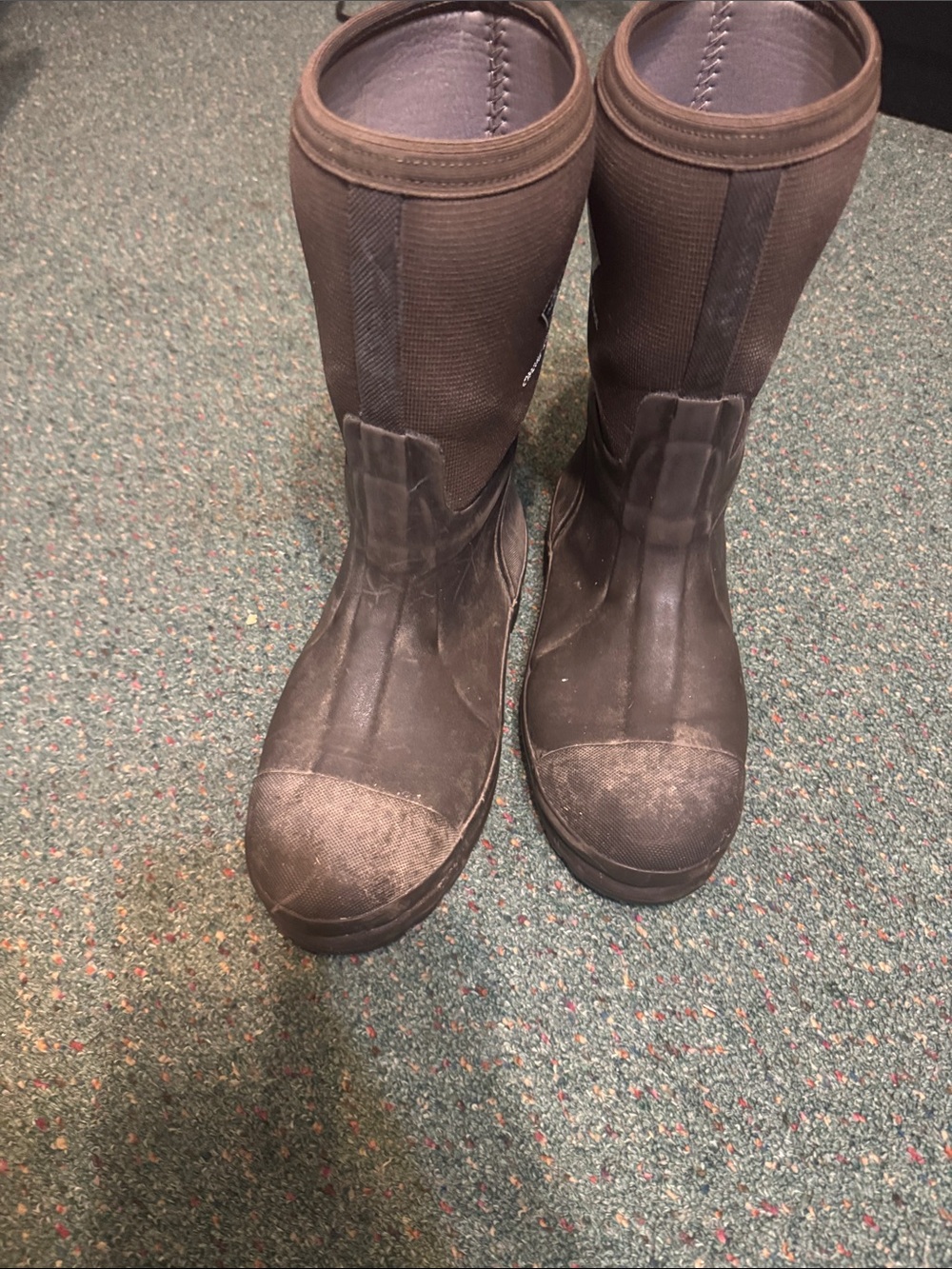 Men's Brown Waterproof Pull-On Work Boots